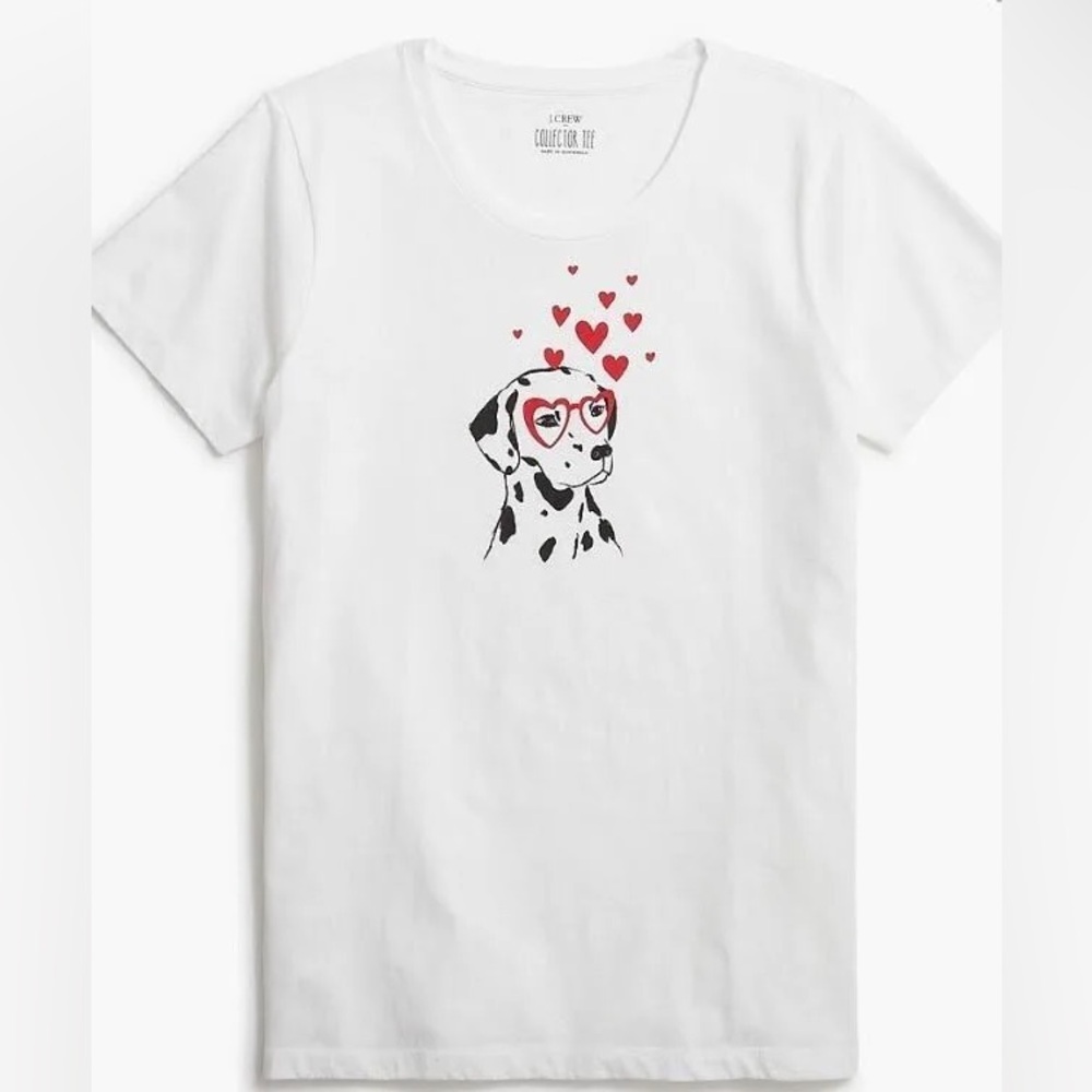 NWOT J. Crew Factory Dalmatian Collectors Tee ♥️♥️♥️